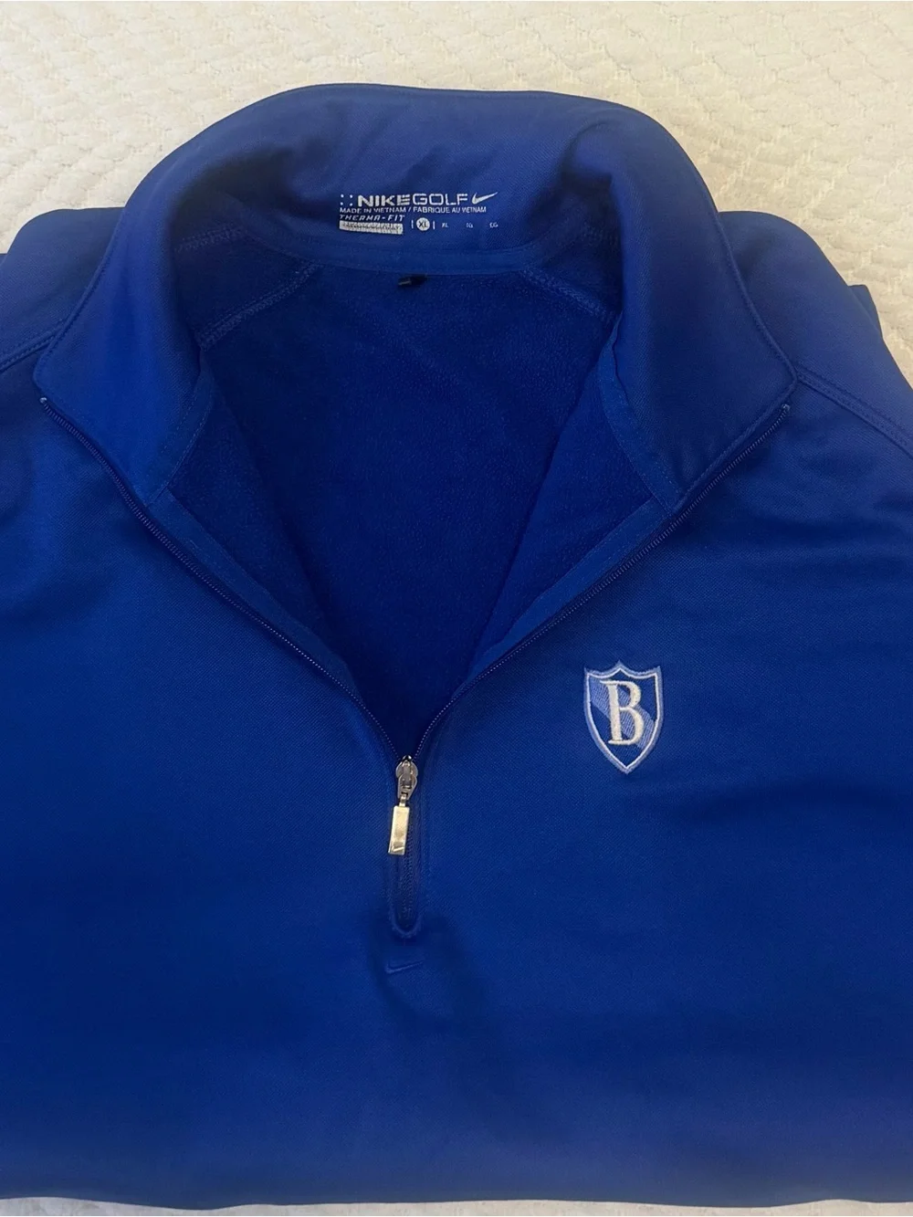 Nike Golf Therma-FIT Women’s XL Royal Blue Quarter Zip Pullover